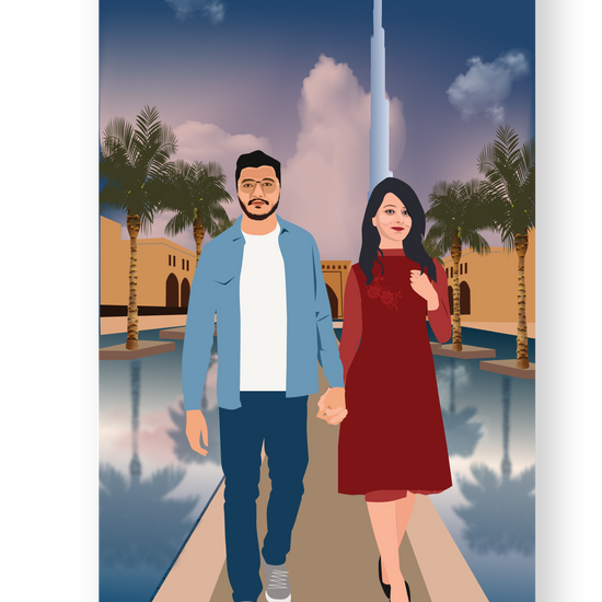 marriage-caricature-invite