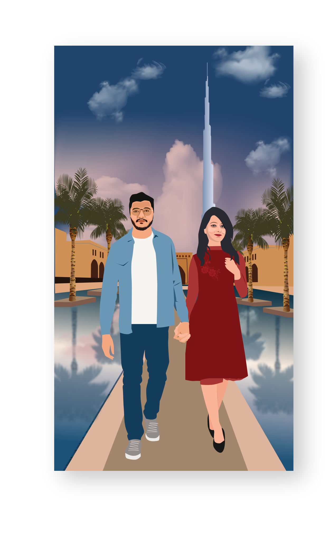 marriage-caricature-invite