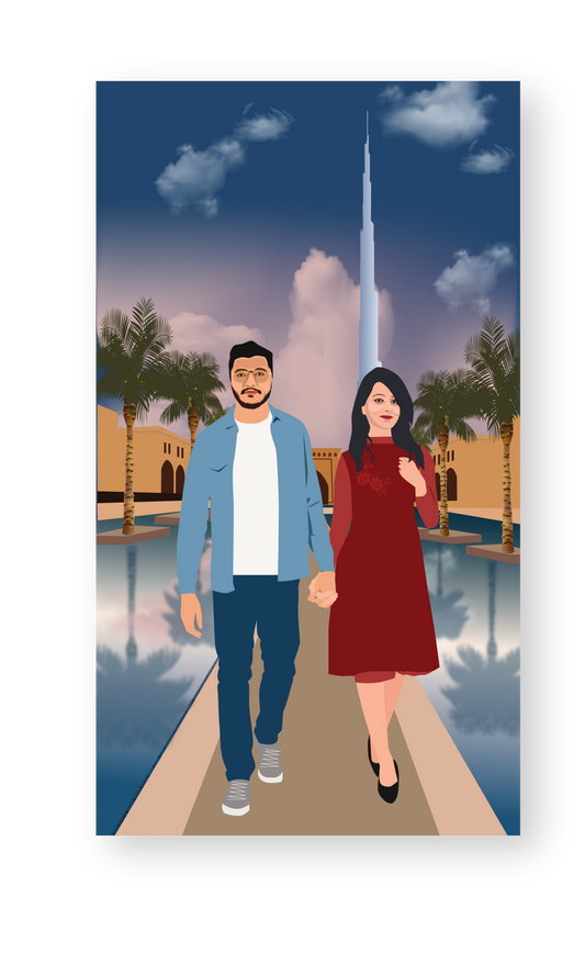 marriage-caricature-invite