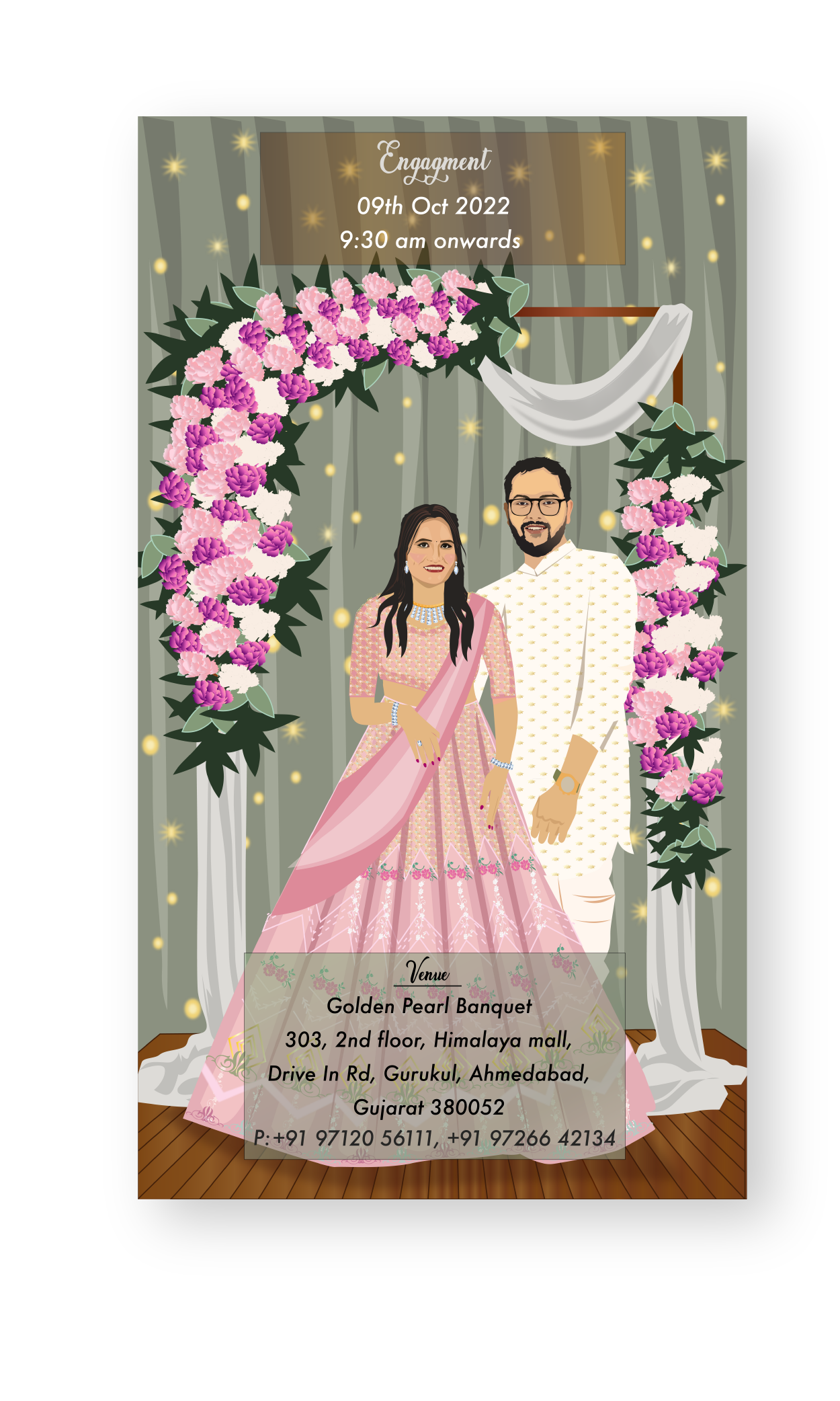 marriage-caricature-invite