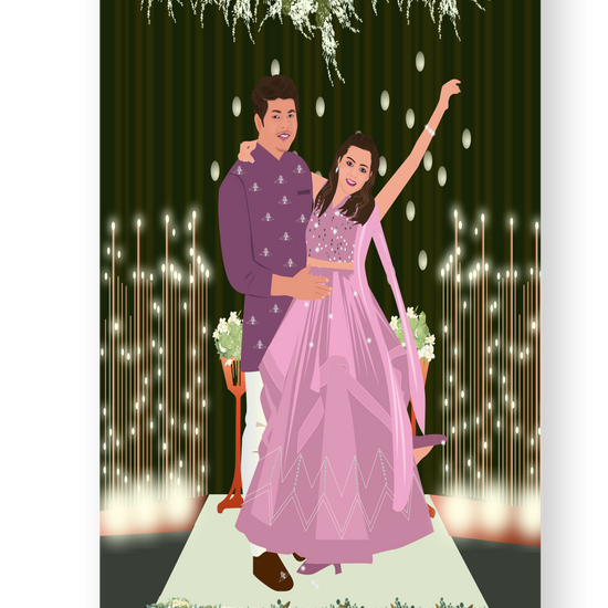 mariage-caricature-invite