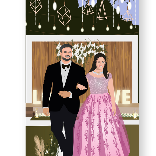 marriage-caricature-invite