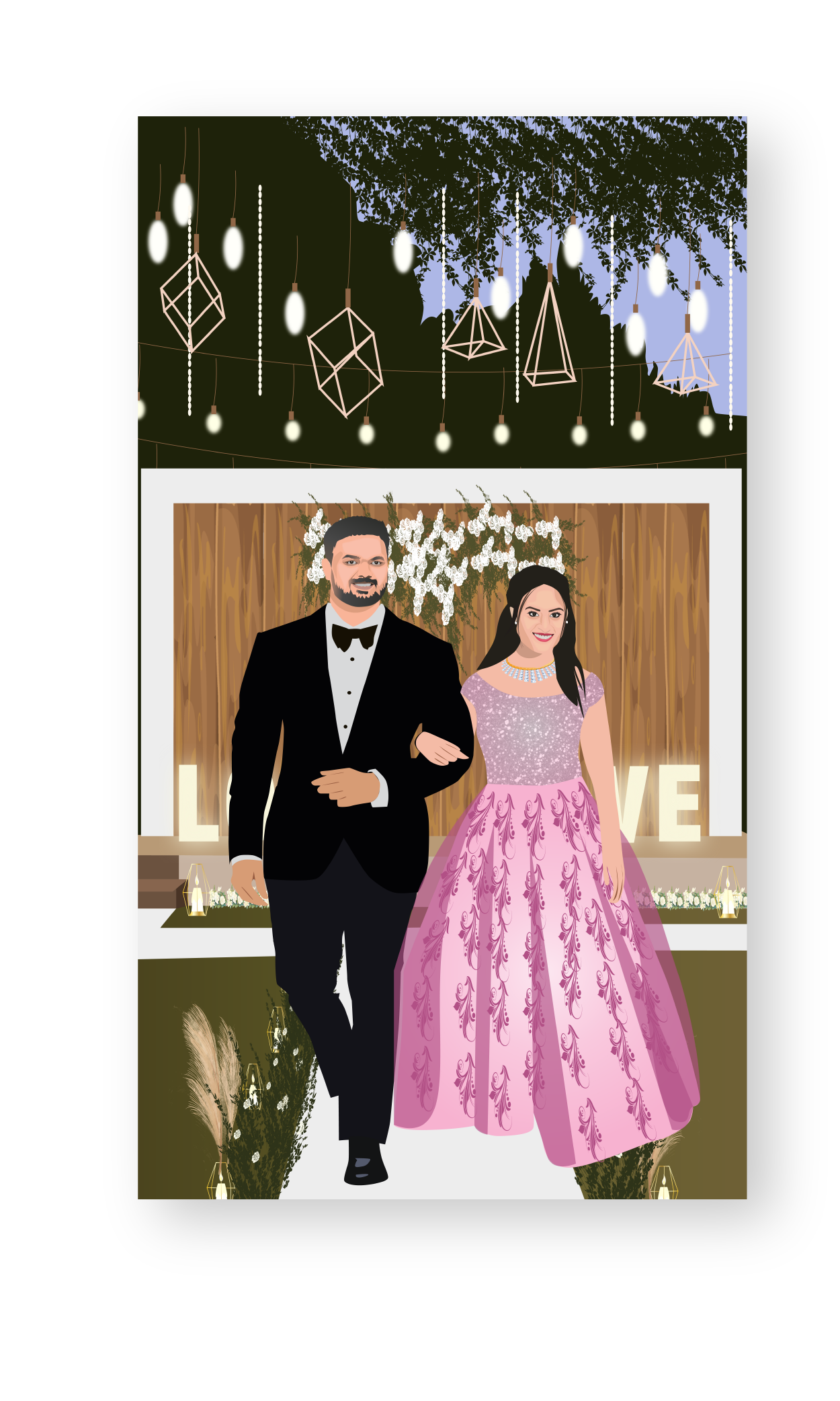 marriage-caricature-invite