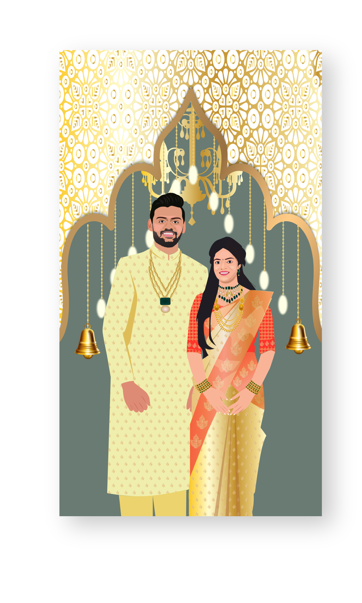 marriage-caricature-invite