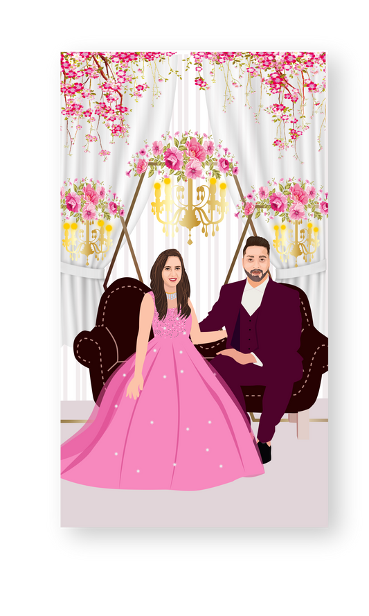 marriage-caricature-invite