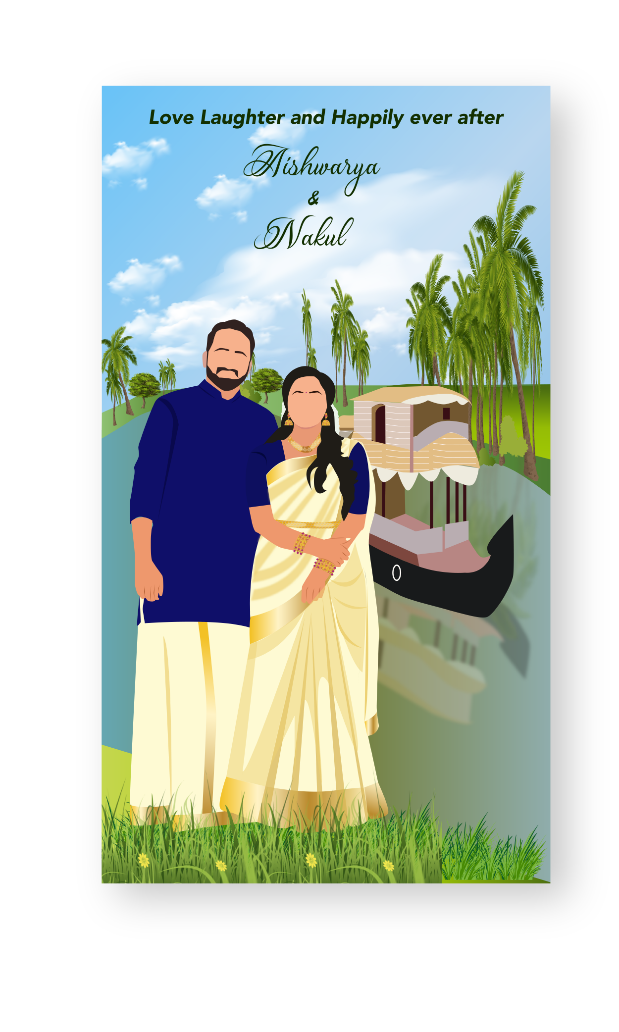 marriage-caricature-invite