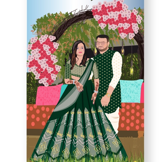 marriage-caricature-invite